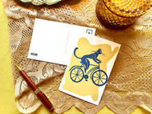 Load image into Gallery viewer, Bicycle Kitty Cat Postcards