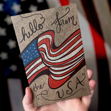 Load image into Gallery viewer, Hello from the USA Postcards by MN John Postcards for Postcrossing