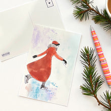 Load image into Gallery viewer, Skating to the Mailbox Postcards