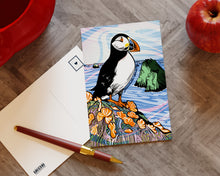 Load image into Gallery viewer, Wildlife of the US Postcards - Massachusetts - Atlantic Puffin