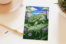 Load image into Gallery viewer, Wildlife of the US Postcards - Connecticut - Eastern Box Turtle