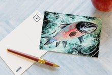 Load image into Gallery viewer, Wildlife of the US Postcards - Washington - Sockeye Salmon