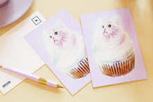 Load image into Gallery viewer, Cupcake Cat Postcards