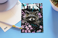 Load image into Gallery viewer, Wildlife of the US Postcards - New York - Raccoon