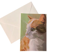 Window Cat Foldover Card