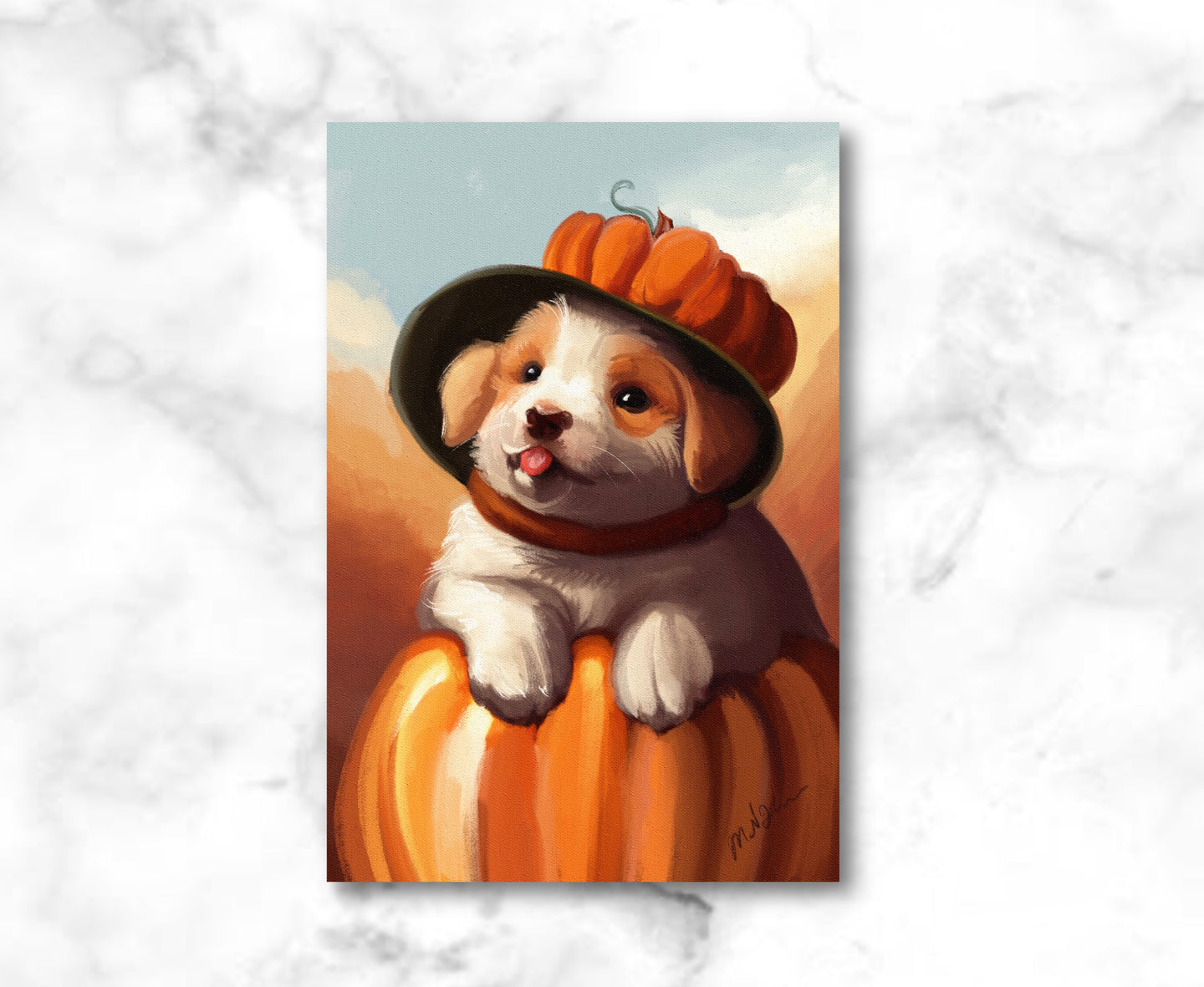 Pumpkin Pup Postcards - NEW