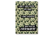 Load image into Gallery viewer, I Have Chickens and They're Everywhere Postcards - NEW