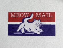 Load image into Gallery viewer, Meow Mail Postal Stickers (Sheet of Four)