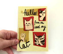 Load image into Gallery viewer, Five Cat Postcards Variety Pack