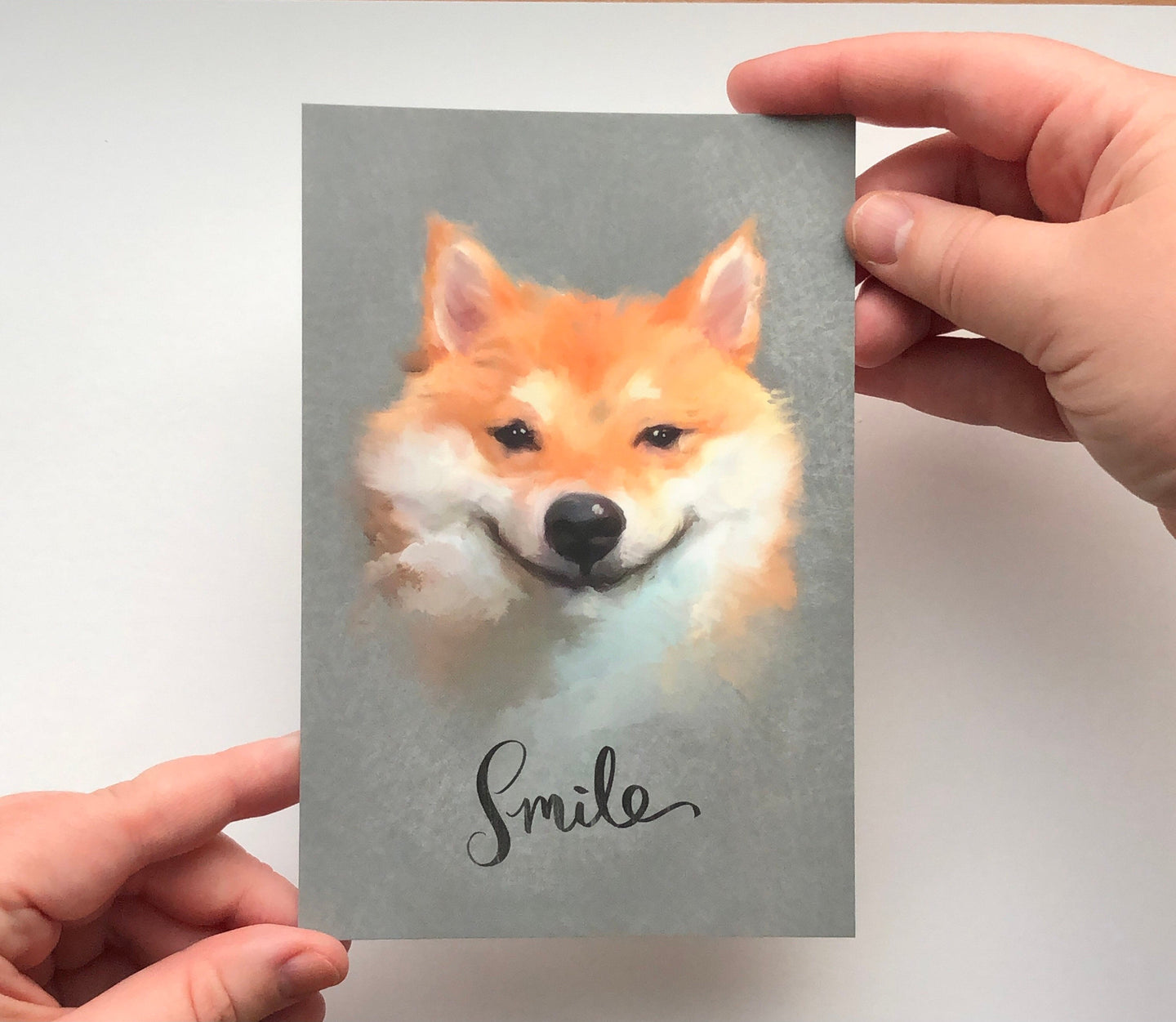 Shiba Inu Smile Postcards