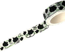 Load image into Gallery viewer, Funny Black Cat Washi Tape