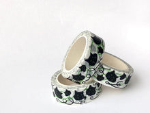 Load image into Gallery viewer, Funny Black Cat Washi Tape