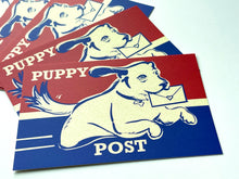 Load image into Gallery viewer, Puppy Post Postcard