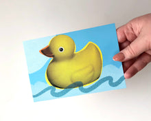 Load image into Gallery viewer, Rubber Ducky Postcards