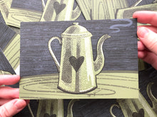 Load image into Gallery viewer, French Coffee Pot Postcards