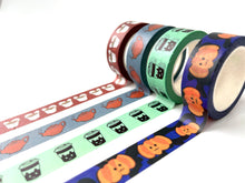 Load image into Gallery viewer, Four Roll Set of Fun Washi Tapes