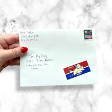 Load image into Gallery viewer, Puppy Post Mail Stickers (Sheet of Four)
