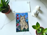 Wildlife of the US Postcards - West Virginia - Bobcat