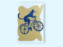 Load image into Gallery viewer, Bicycle Kitty Cat Postcards
