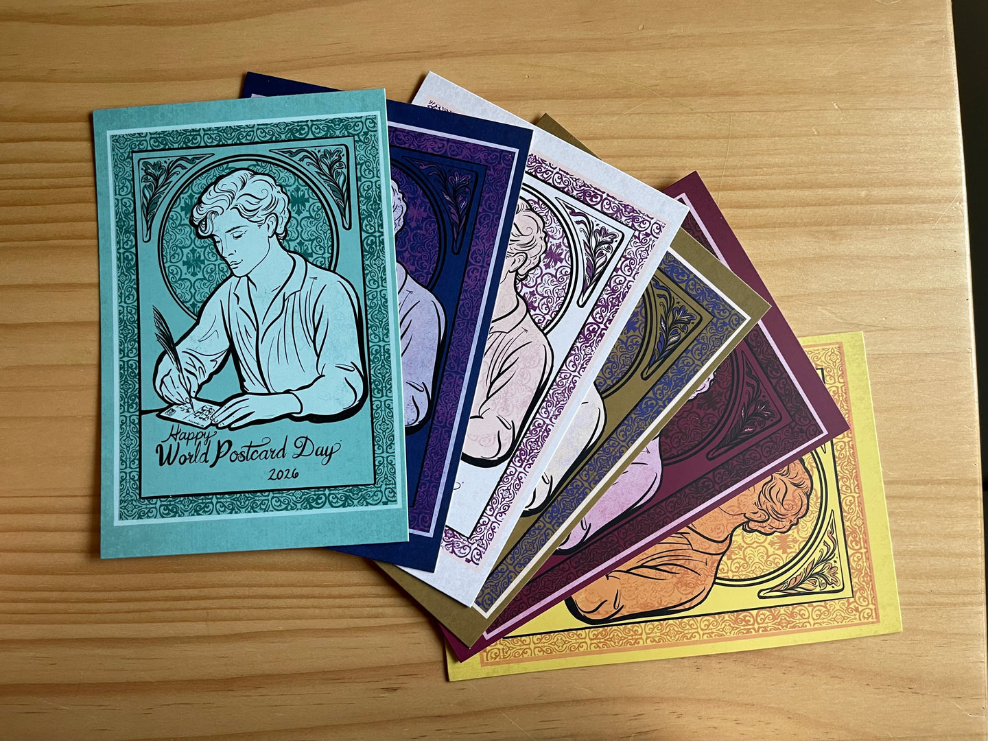 World Postcard Day 2026 Cards - Complete Set