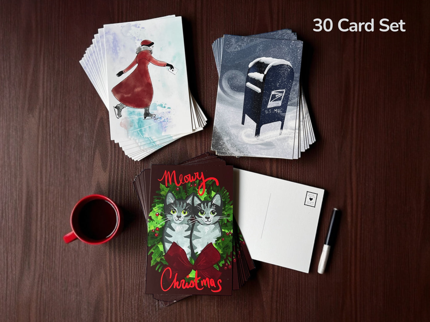 30 Card Set - Winter Designs