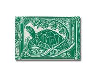Turtle and Flowers Postcards - NEW