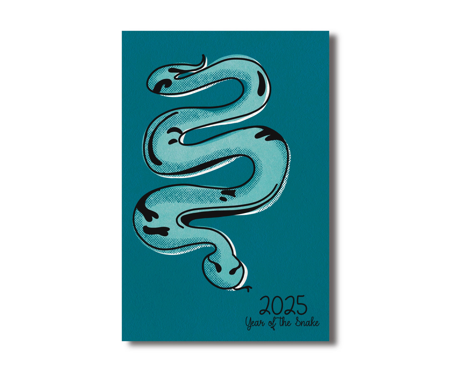 2025 Year of the Snake Lunar New Year Postcards