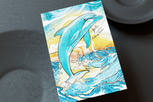 Load image into Gallery viewer, Wildlife of the US Postcards - South Carolina - Bottlenose Dolphin
