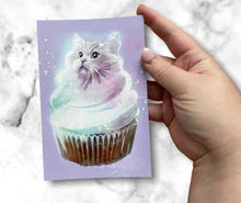 Load image into Gallery viewer, Cupcake Cat Postcards
