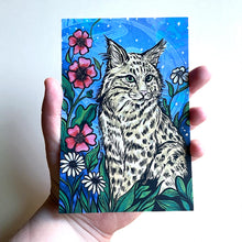 Load image into Gallery viewer, Wildlife of the US Postcards - West Virginia - Bobcat
