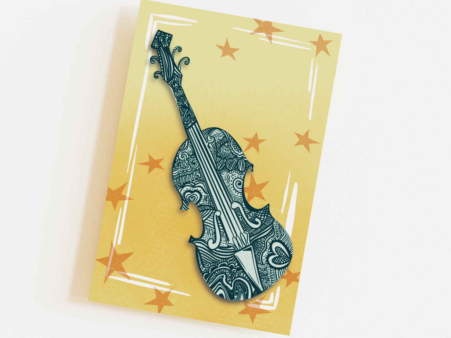 Bluegrass Fiddle Card