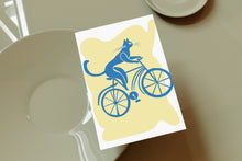 Load image into Gallery viewer, Bicycle Kitty Cat Postcards
