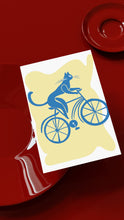 Load image into Gallery viewer, Bicycle Kitty Cat Postcards
