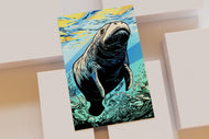 Wildlife of the US Postcards - Florida - Manatee