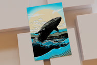 Wildlife of the US Postcards - Georgia - Northern Right Whale