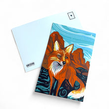 Load image into Gallery viewer, Wildlife of the US Postcards - Utah - Red Fox
