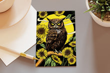 Load image into Gallery viewer, Wildlife of the US Postcards - Kansas - Great Horned Owl
