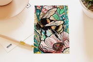 Wildlife of the US Postcards - Oklahoma - American Bumblebee