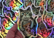 Pizza Cat Sticker