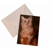 Load image into Gallery viewer, Egyptian Mau Cat Foldover Card
