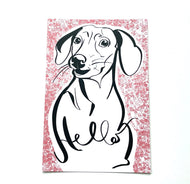 Dachshund Hello Postcards