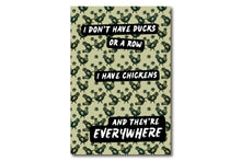 Load image into Gallery viewer, I Have Chickens and They&#39;re Everywhere Postcards - NEW
