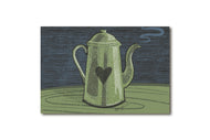 French Coffee Pot Postcards