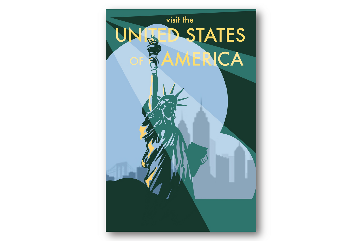 Visit the USA Postcards