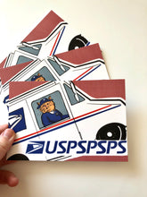 Load image into Gallery viewer, USPS (pspspsps!) Postcards / Funny Cat Postal Parody
