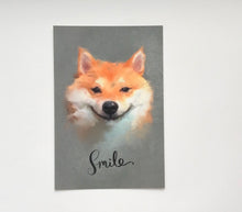 Load image into Gallery viewer, Shiba Inu Smile Postcards
