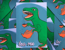 Load image into Gallery viewer, T-Rex (Tea Rex) Postcards
