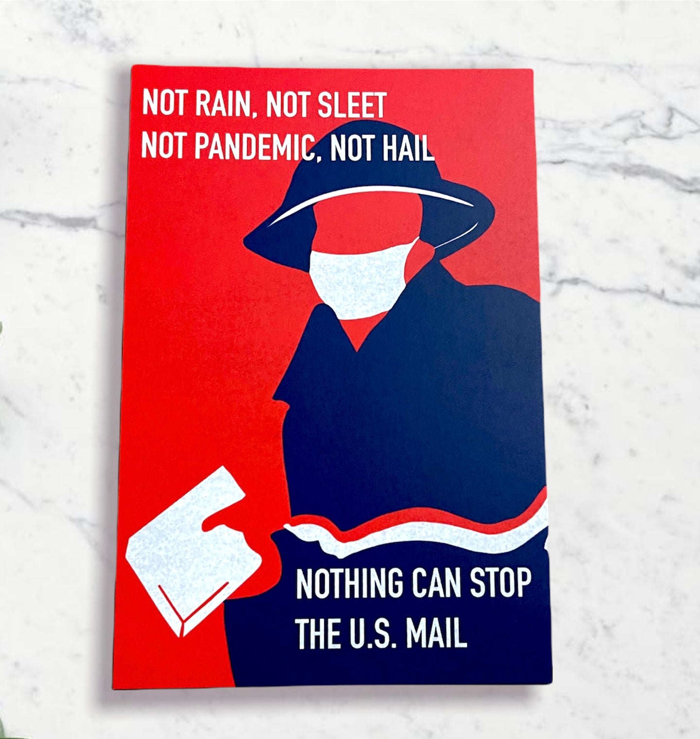 Nothing Stops the Mail Postcards