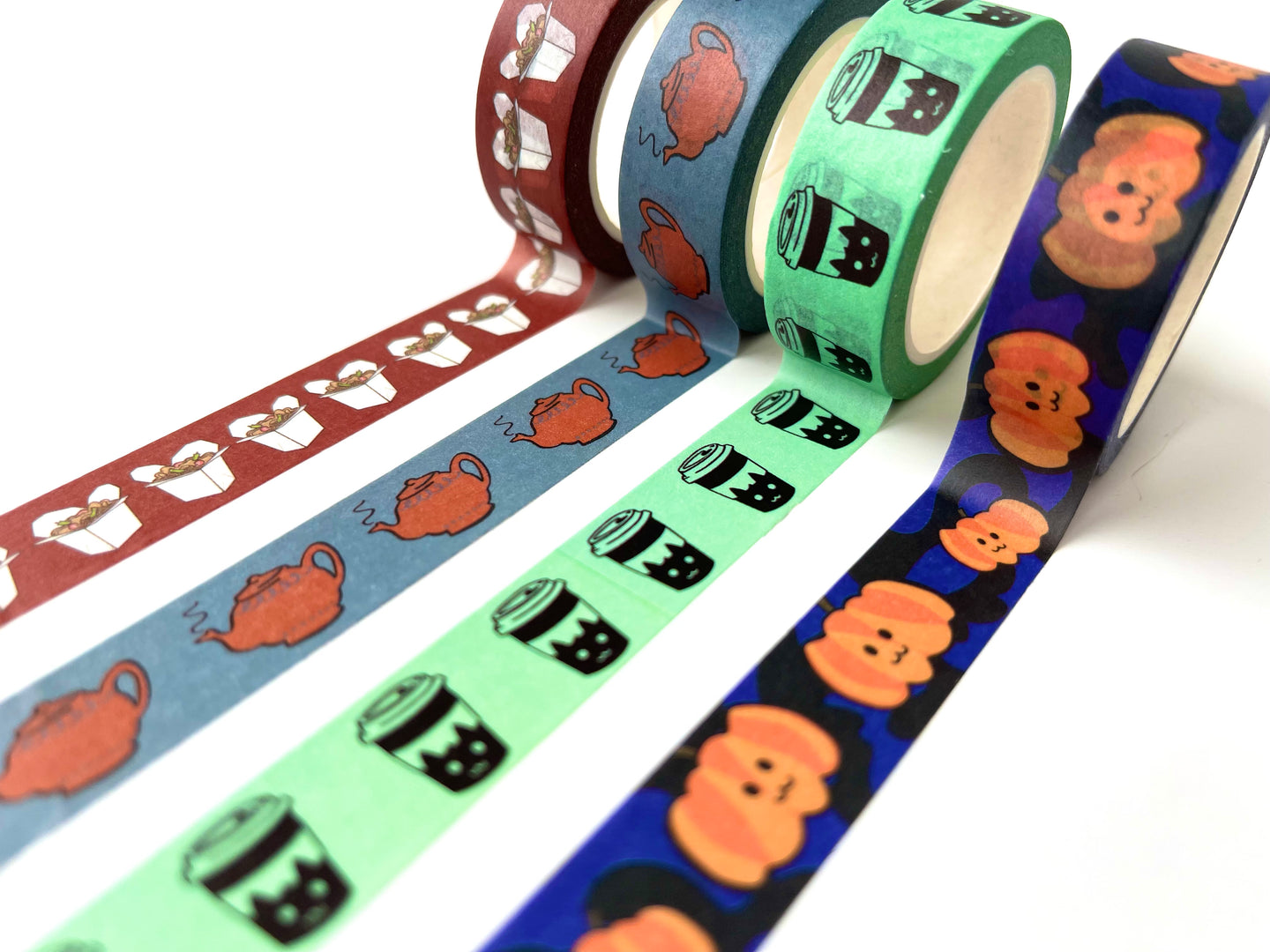 Four Roll Set of Fun Washi Tapes