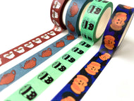 Four Roll Set of Fun Washi Tapes